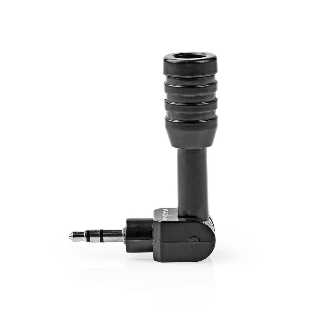 Nedis micmj100bk bedrade microfoon mini plug-in 3,5 mm zwart