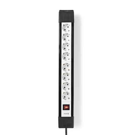 Nedis stekkerdoos exso830f1pro wit, zwart