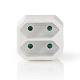 Nedis psspl200c1wt stopcontactsplitter 2-weg eurostopcontact wit