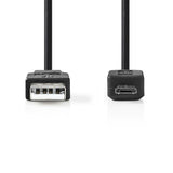 Nedis ccgt60500bk20 kabel usb 2.0 a male - micro b male 2,0 m zwart