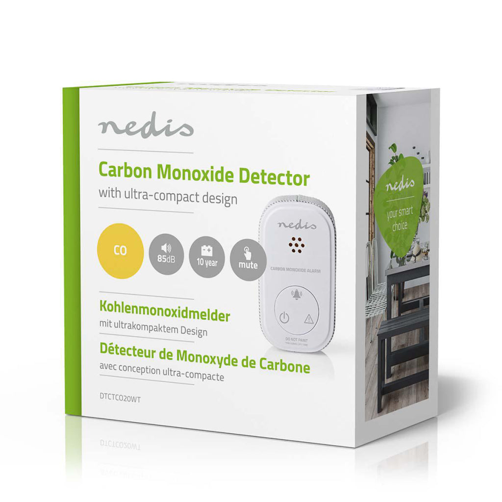 Nedis dtctco20wt carbon monoxide|koolstof-monoxide