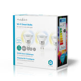 Nedis wifilw30crgu10 wi-fi smart led-lamp warm tot koel wit gu10 3-pack
