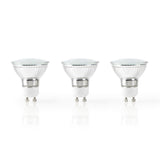 Nedis wifilw31crgu10 wi-fi smart led-lamp warm wit gu10 3-pack