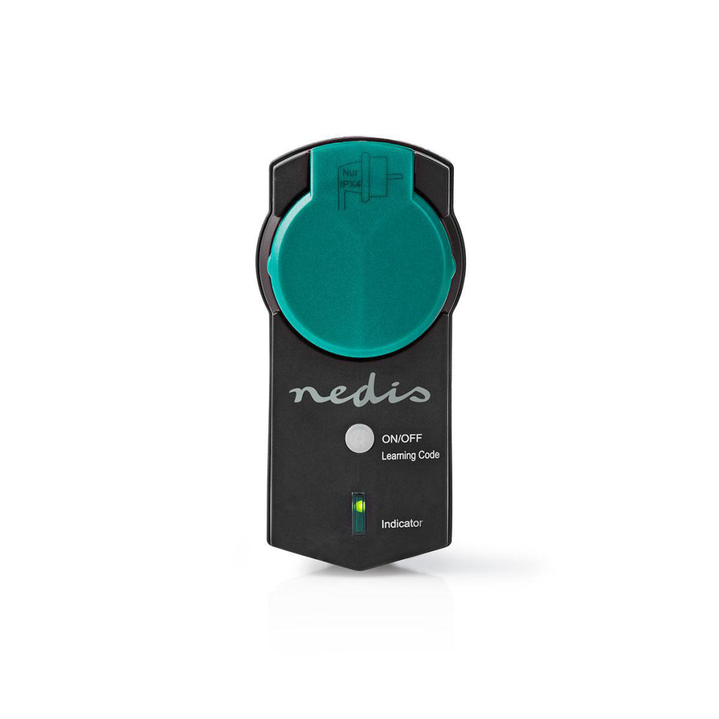 Nedis rfpom120fbk rf smart stekker outdoor ip44 aan uit rf mesh range extender schuko type f 3680 w