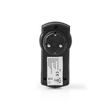 Nedis rfpom120fbk rf smart stekker outdoor ip44 aan uit rf mesh range extender schuko type f 3680 w
