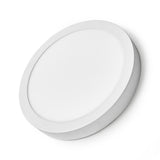 Nedis wifilaw20wt wi-fi smart plafondlamp rond oslash; 30 cm warm tot koel wit 1200 lm 18 w slank design aluminium