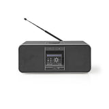 Nedis RDIN5005BK Internetradio 42 W Dab+ Fm Bluetooth® Afstandsbediening Zwart zilver