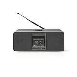 Nedis RDIN5005BK Internetradio 42 W Dab+ Fm Bluetooth® Afstandsbediening Zwart zilver