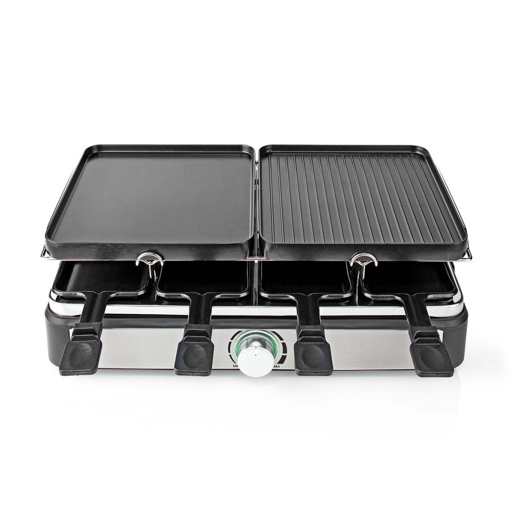 Nedis fcra300fbk8 raclette steen grill voor 8 personen