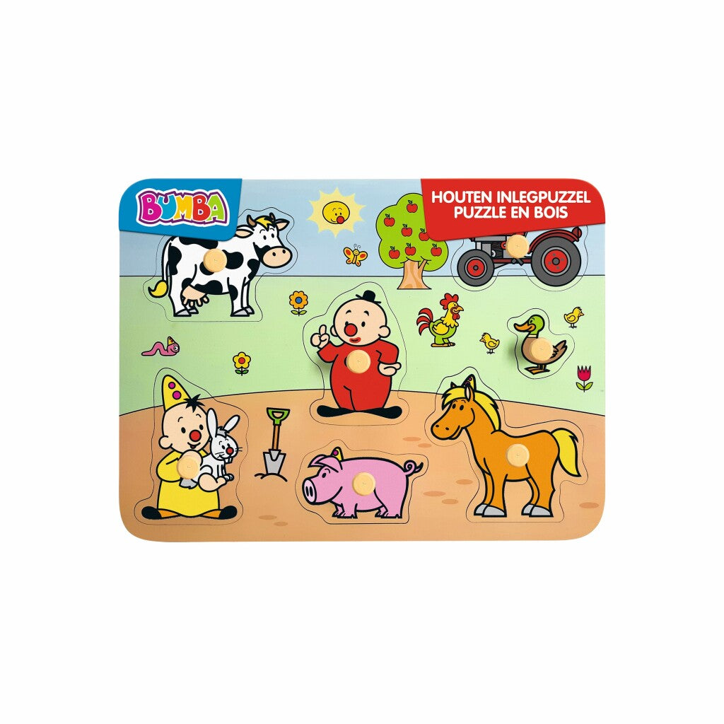 Studio 100 Vormenpuzzel Boerderij junior hout 7 stukjes