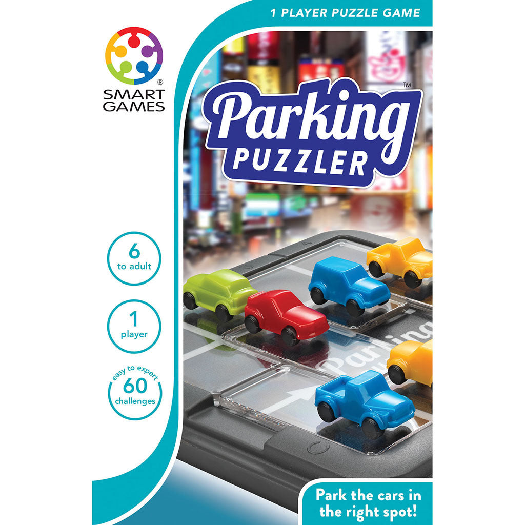 Smartgames - parking puzzler - 60 opdrachten - breinbreker - auto's