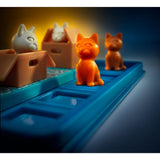 Smartgames cats boxes - logisch denkspel - 60 poezelige uitdagingen - compact solospel voor kinderen volwassenen - vanaf 7 jaar - katten