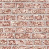 Noordwand behang topchic bricks rood en grijs