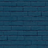 Noordwand behang good vibes brick wall blauw