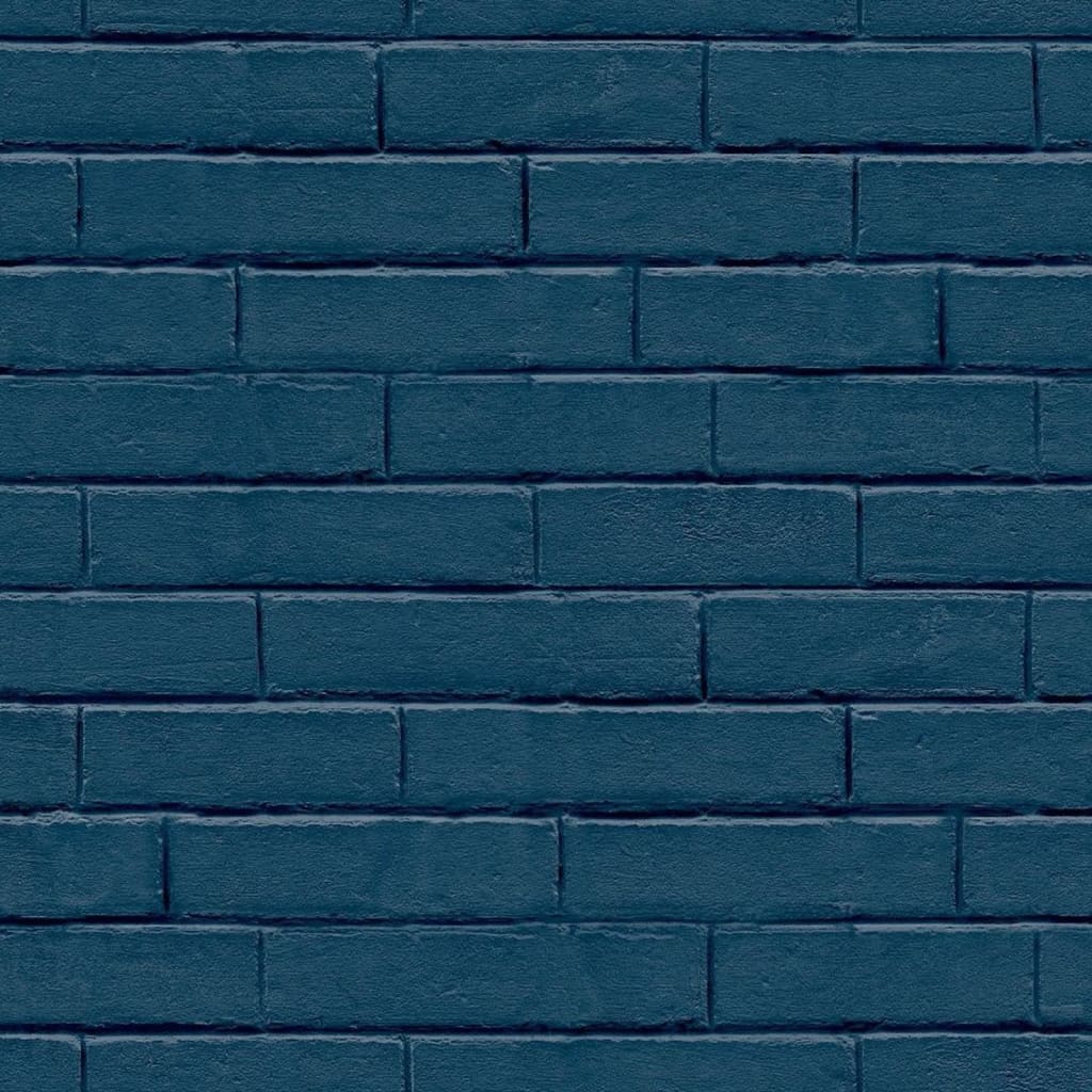 Noordwand noordwand behang good vibes brick wall blauw