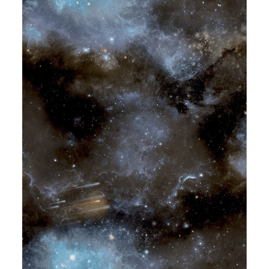 Noordwand noordwand behang good vibes galaxy with blauw en zwart