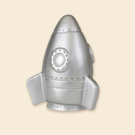 Egmont lamp raket zilver. 25x15 cm