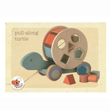 Egmont houten trekfiguur schildpad met b