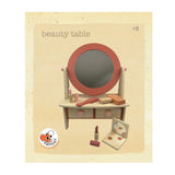 Houten make-up tafel. 14,5x20 cm. 1+