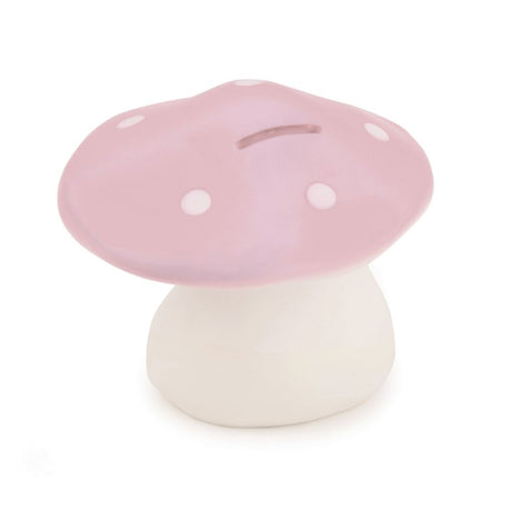 Egmont spaarpot paddenstoel roze. 11 cm.