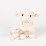 Egmont knuffel schaap met baby. 15x15x12