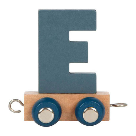 Small foot - houten lettertrein polar - e