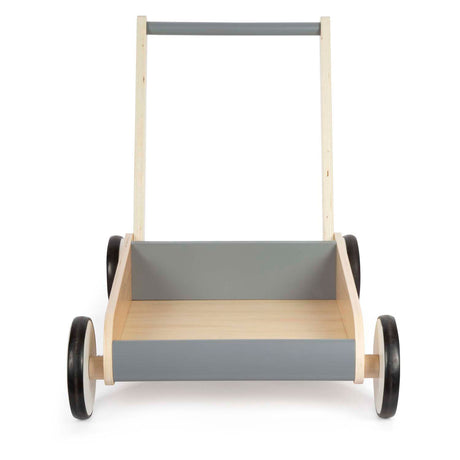 Small foot - houten loopwagen grijs