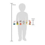 Small foot - display kerst- en winterdansfiguren, 12st.