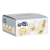 Small foot - houten melktandendoosjes - 4st.