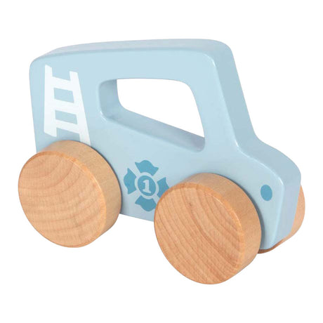 Small foot - houten duwautootje blauw