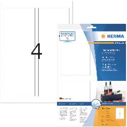 Merkloos sans marque herma flessenetik. ink 90x120 w. 10 bl. din a4 40 stuks 8882