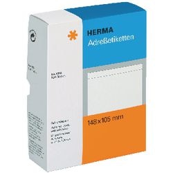 Adresetiketten voor typemachines herma