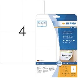 Merkloos sans marque verwijderbare etiketten herma 5082 wit 105 x 148 mm 100 etiketten