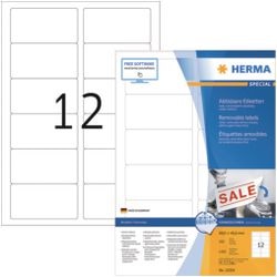 Herma zelfk. etik. mov.88,9x46,6 100 vel din a4 1200 stuks 10304
