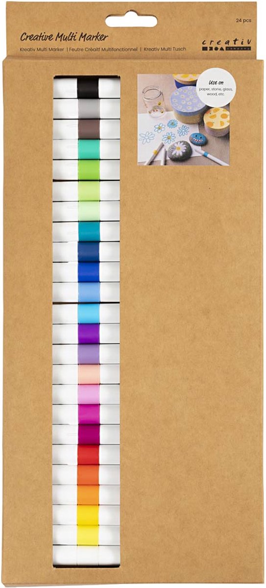 Creativ company creatieve multi stift 4mm diverse kleuren - 24st.