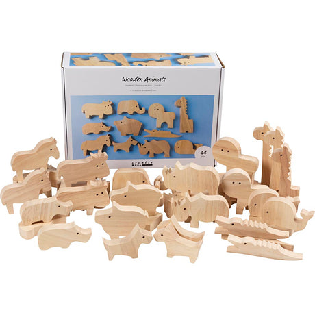 Creativ company https: www.cchobby.nl houten-dieren-boerderij-en-safari-h-3-14-5-cm-dikte-2-cm-44-stuk-1-doos
