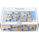 Creativ company https: www.cchobby.nl houten-dieren-boerderij-en-safari-h-3-14-5-cm-dikte-2-cm-44-stuk-1-doos