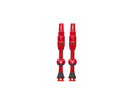 Muc-off tubeless valve big bore lite large red presta valve 45mm