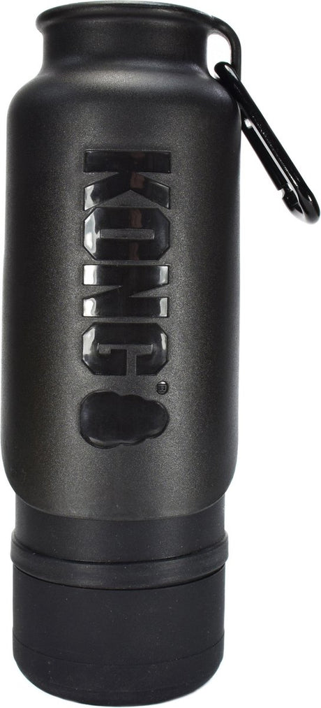 Kong h2o drinkfles thermos zwart
