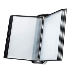 Tarifold zichtpanelensysteem djois 714507 a4 10 panelen zwart