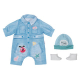 Baby born deluxe jean overall 43cm | 2 stuks