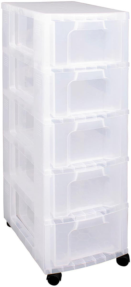 Really useful box ladenblok 5 x 12 l | transparant