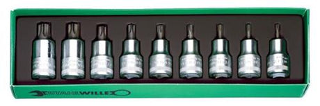 Stahlwille doppenset torx 1 2