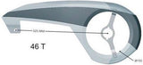 kettingscherm Esencia 49 cm 46T transprant zwart