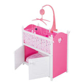 My beautiful dolls room poppenbed ledikant met muziek