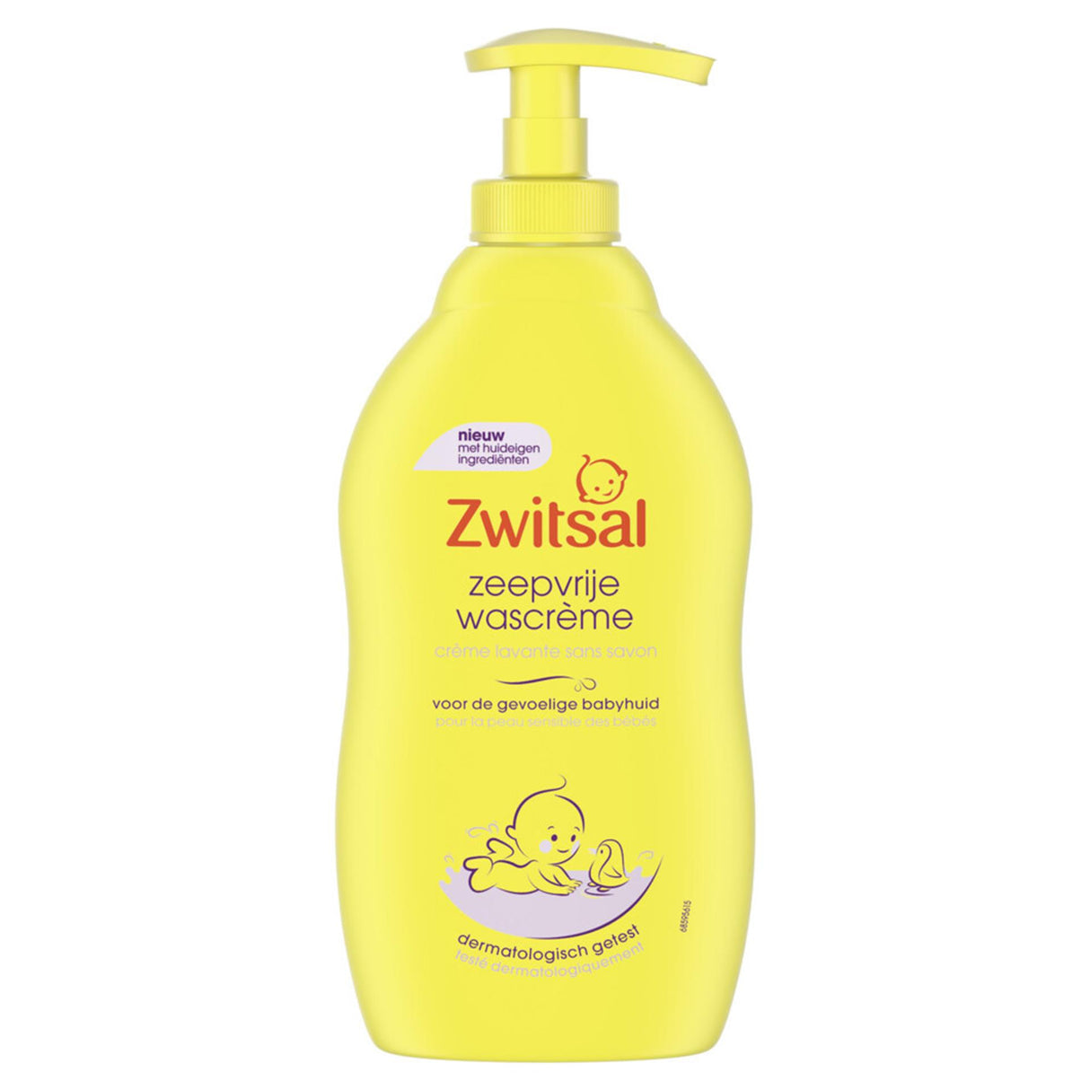 Zwitsal wascreme gevoelige huid 400ml