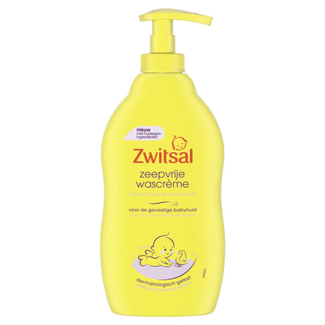 Zwitsal wascreme gevoelige huid 400ml