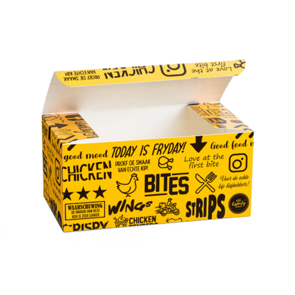 Family chicken snack vouwdoosje (250 stuks)