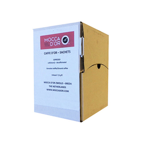 Mocca d'or caffe d'or decafe sachets espresso koffie (50x 7.5gr)