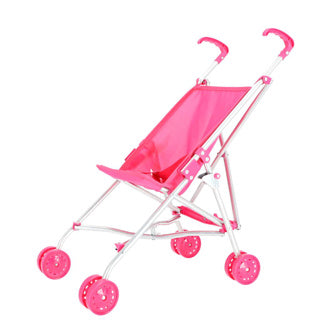 My beautiful dolls room poppenbuggy roze | 4 stuks
